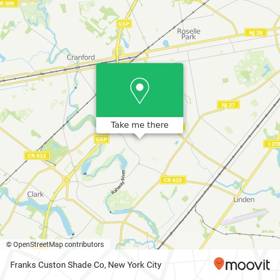 Franks Custon Shade Co map