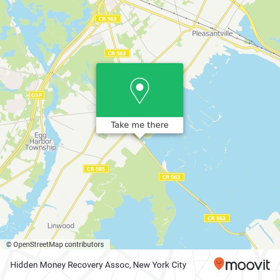 Hidden Money Recovery Assoc map