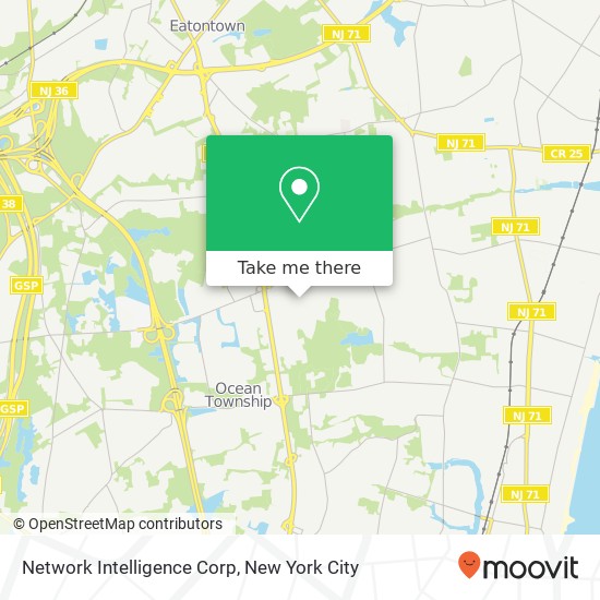 Mapa de Network Intelligence Corp