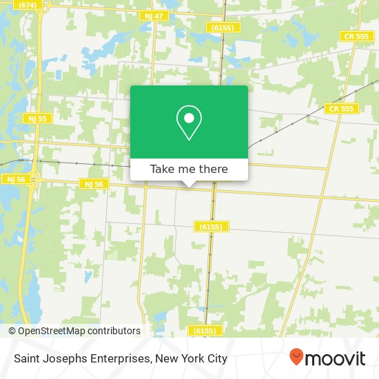 Saint Josephs Enterprises map