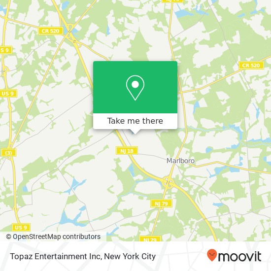 Mapa de Topaz Entertainment Inc