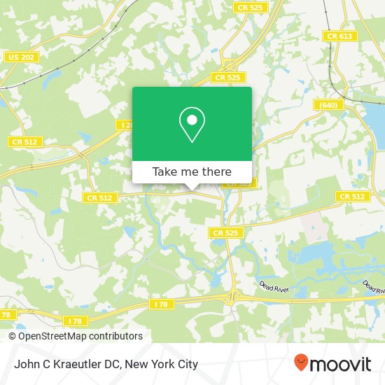 Mapa de John C Kraeutler DC