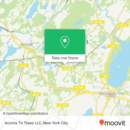 Acorns To Trees LLC map