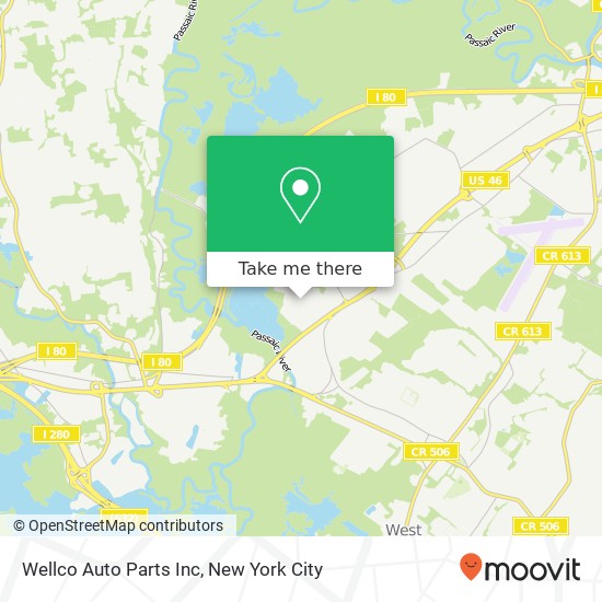 Wellco Auto Parts Inc map