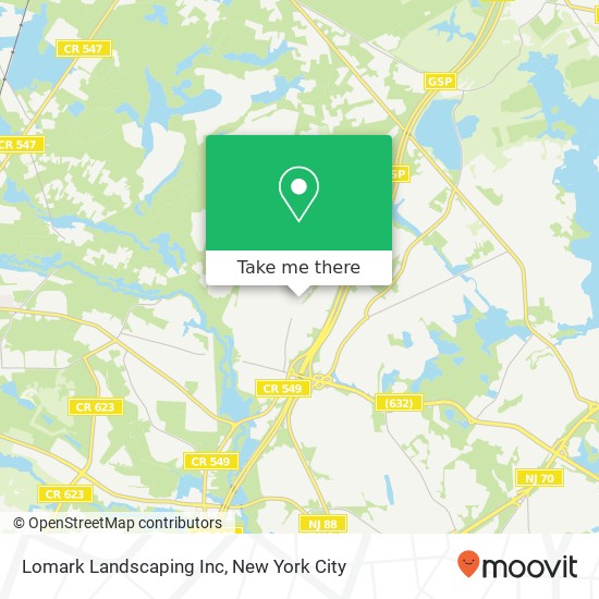 Lomark Landscaping Inc map