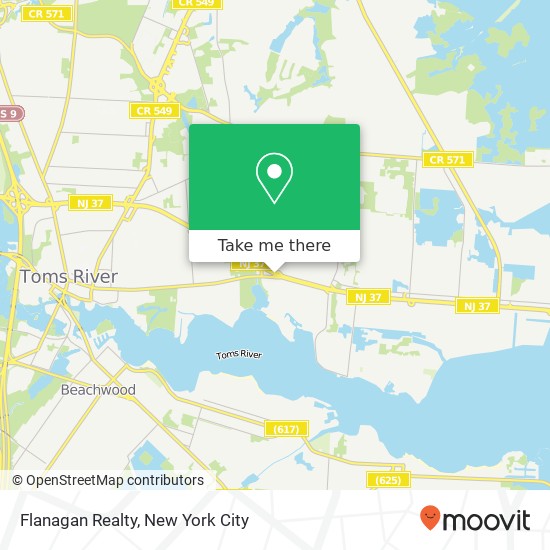 Mapa de Flanagan Realty