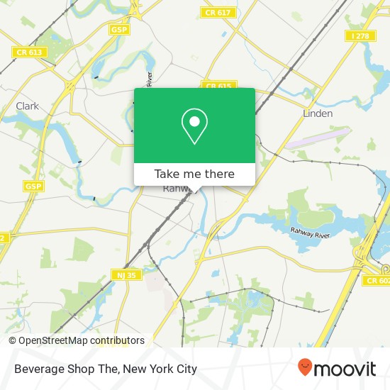 Mapa de Beverage Shop The