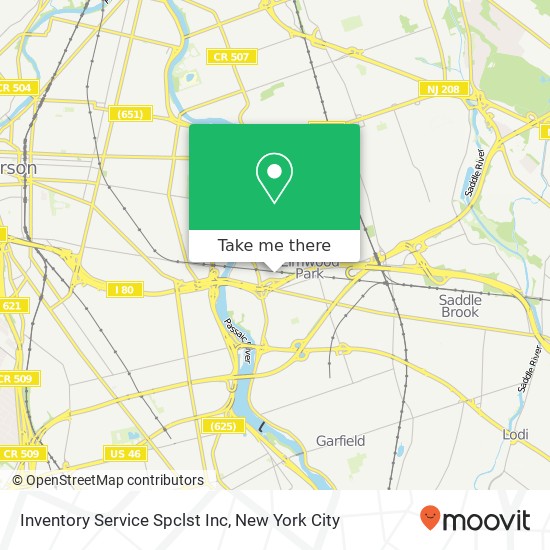 Inventory Service Spclst Inc map