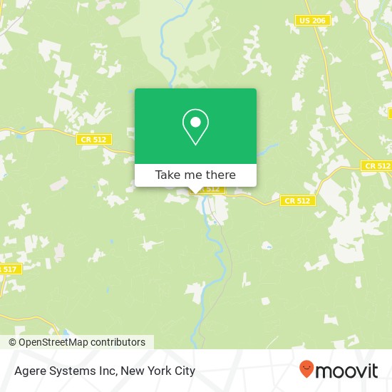 Agere Systems Inc map