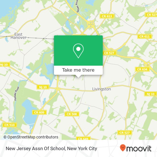 New Jersey Assn Of School map