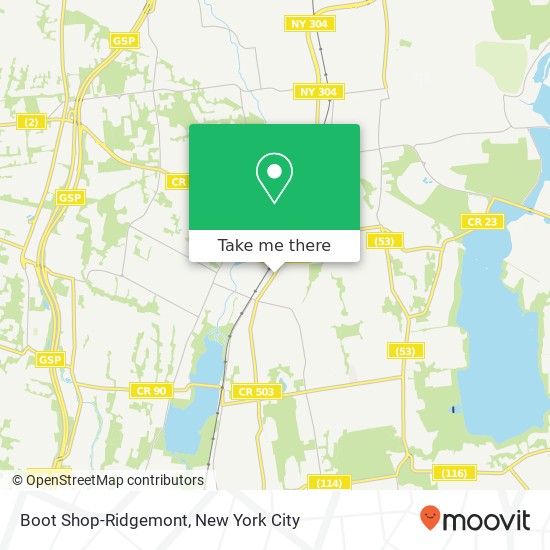 Boot Shop-Ridgemont map