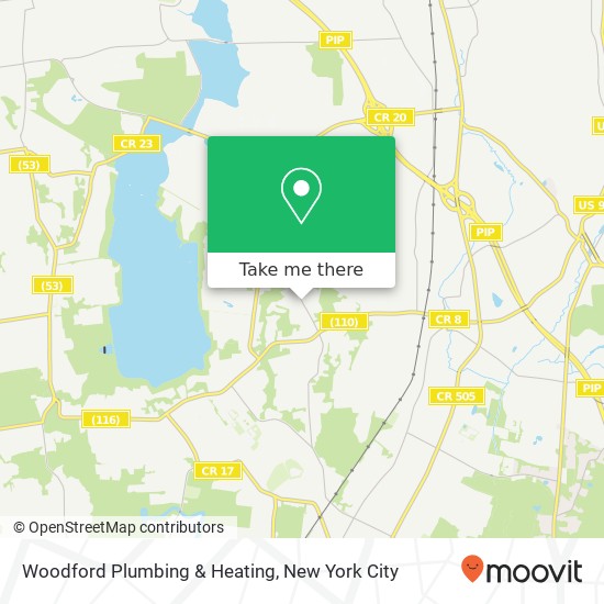 Mapa de Woodford Plumbing & Heating