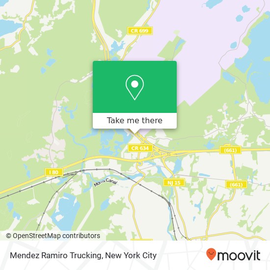 Mendez Ramiro Trucking map