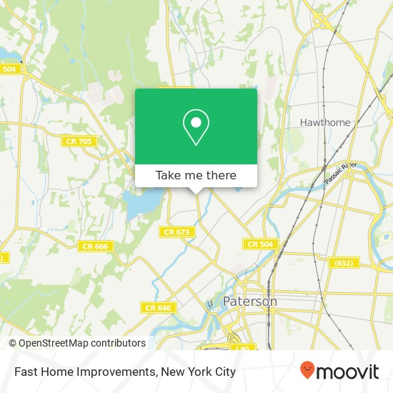 Fast Home Improvements map