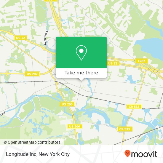 Longitude Inc map