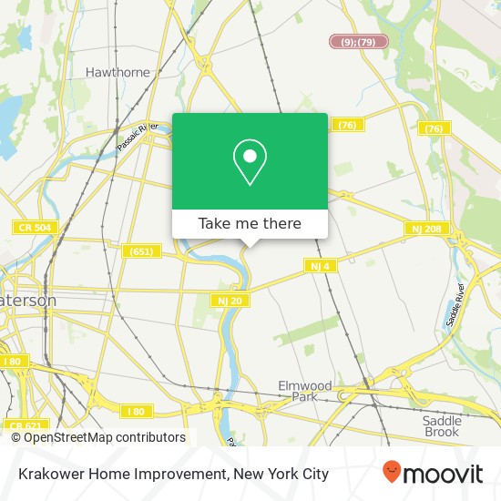 Krakower Home Improvement map