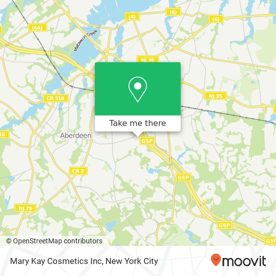 Mary Kay Cosmetics Inc map