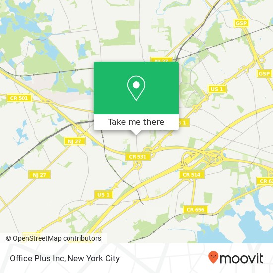 Office Plus Inc map
