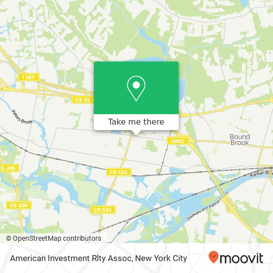 American Investment Rlty Assoc map