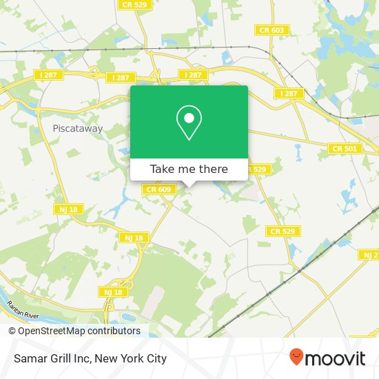 Samar Grill Inc map