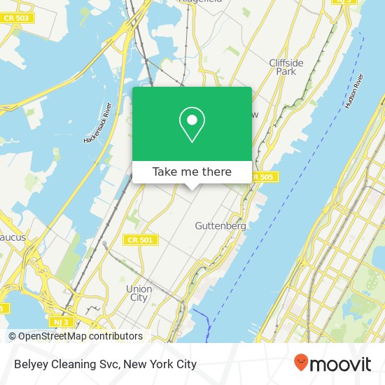 Belyey Cleaning Svc map