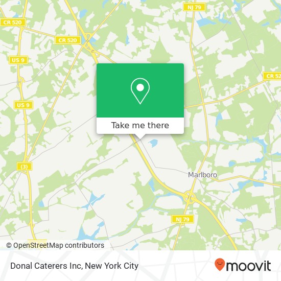 Donal Caterers Inc map