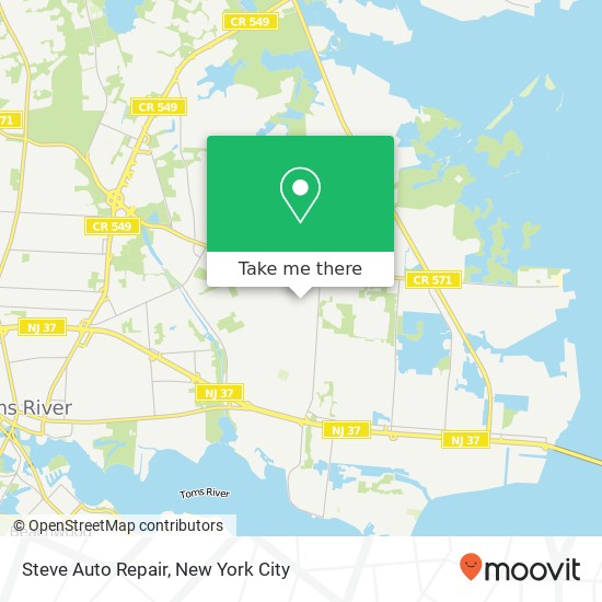 Steve Auto Repair map