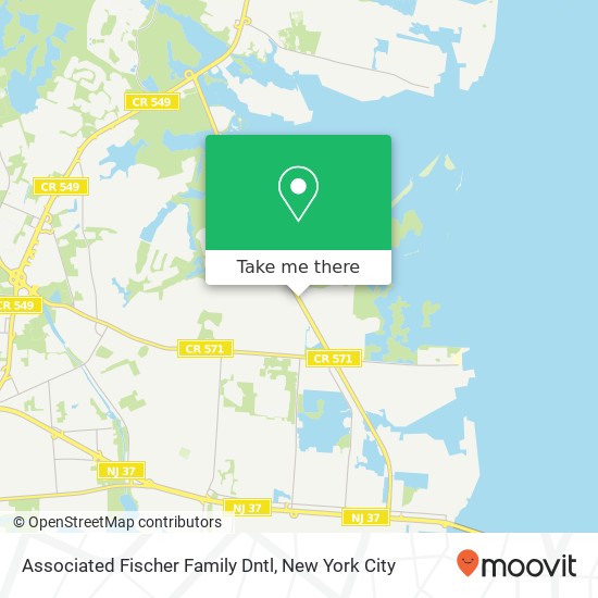 Mapa de Associated Fischer Family Dntl