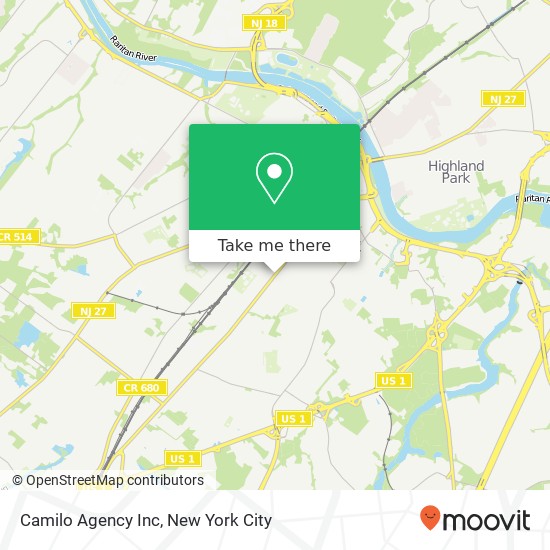 Camilo Agency Inc map