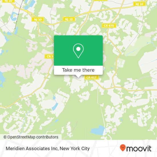 Meridien Associates Inc map