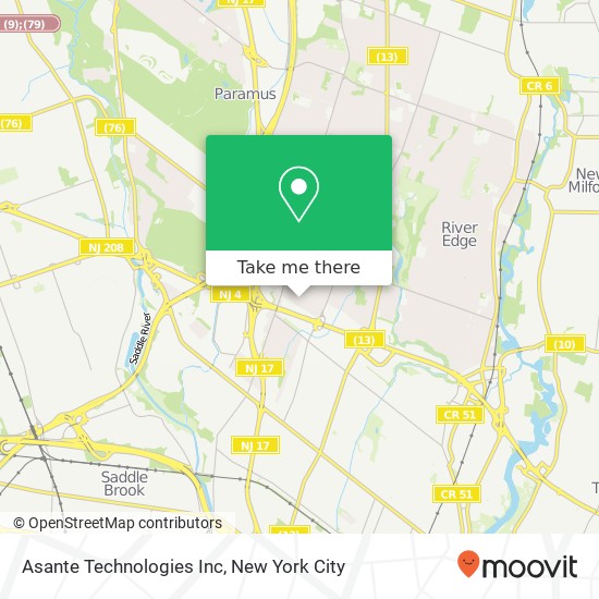 Mapa de Asante Technologies Inc