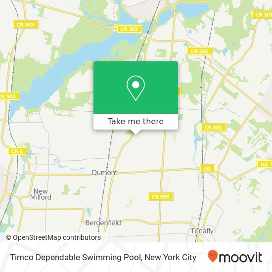 Mapa de Timco Dependable Swimming Pool