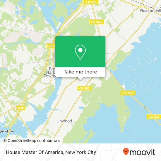 House Master Of America map