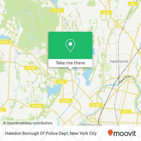 Haledon Borough Of Police Dept map