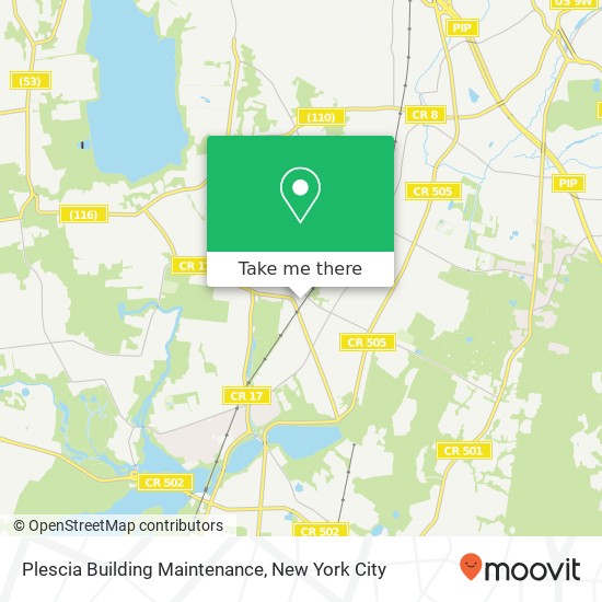 Plescia Building Maintenance map