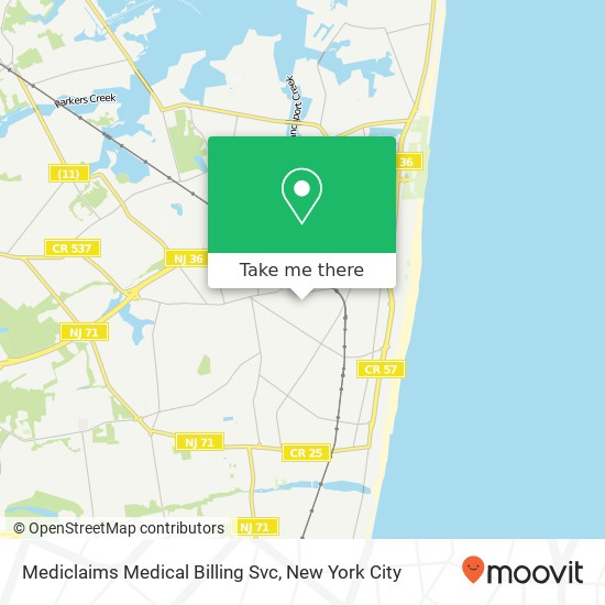 Mapa de Mediclaims Medical Billing Svc