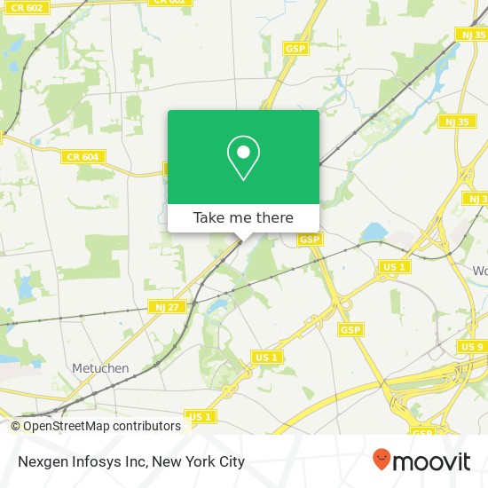 Mapa de Nexgen Infosys Inc