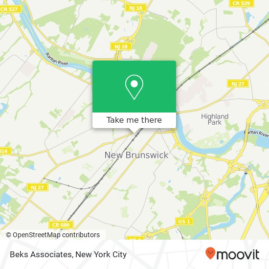 Beks Associates map