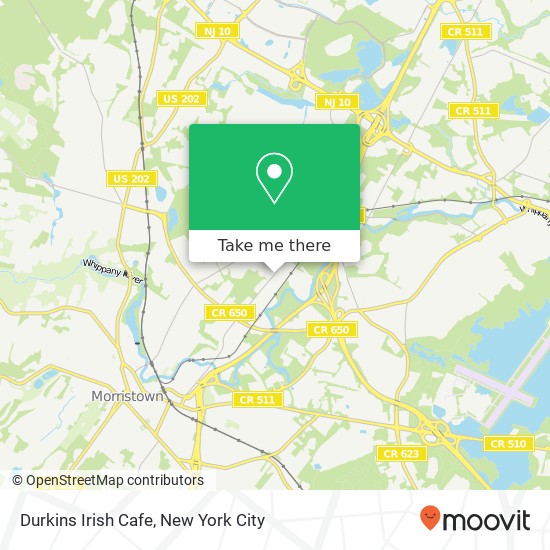 Mapa de Durkins Irish Cafe