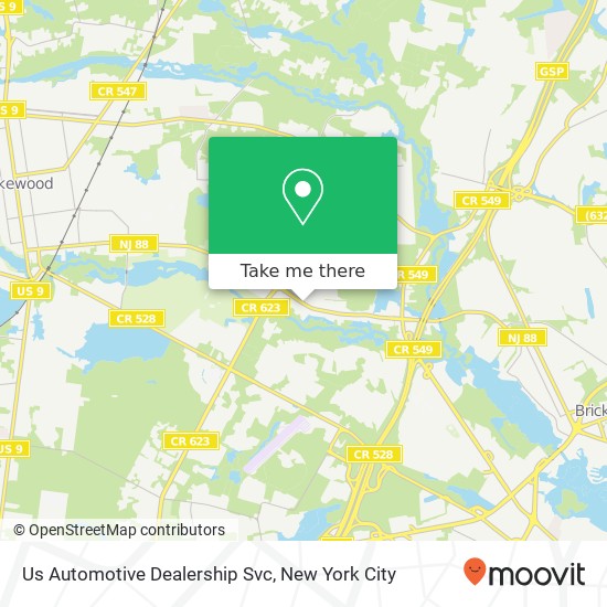 Mapa de Us Automotive Dealership Svc