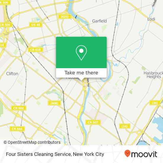 Four Sisters Cleaning Service map