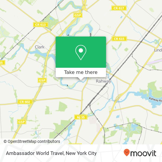 Mapa de Ambassador World Travel