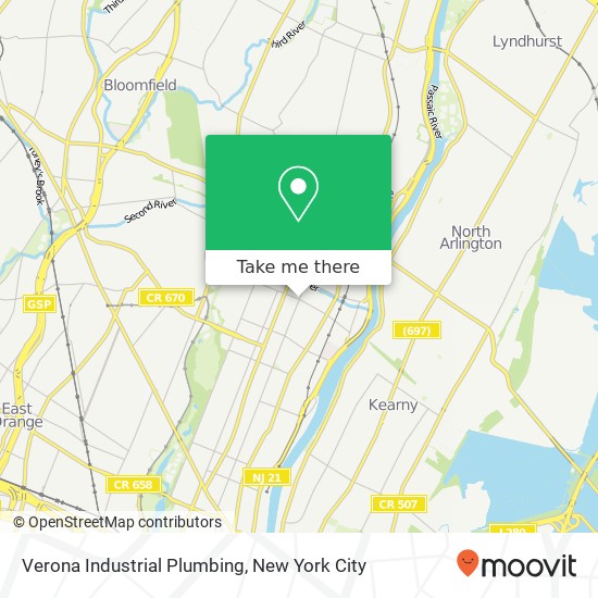 Mapa de Verona Industrial Plumbing