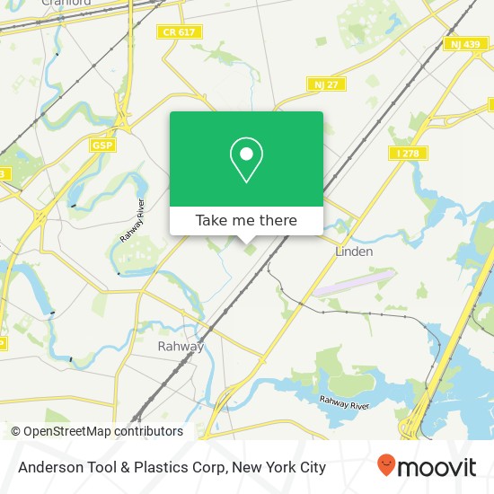 Mapa de Anderson Tool & Plastics Corp