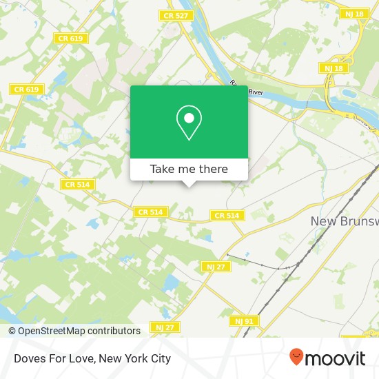 Doves For Love map
