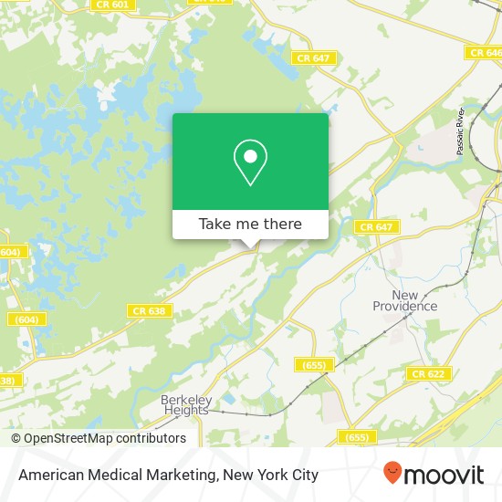 American Medical Marketing map