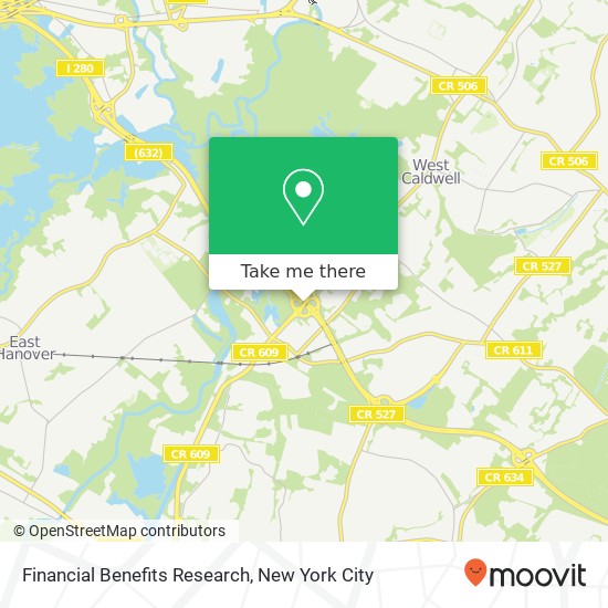 Mapa de Financial Benefits Research