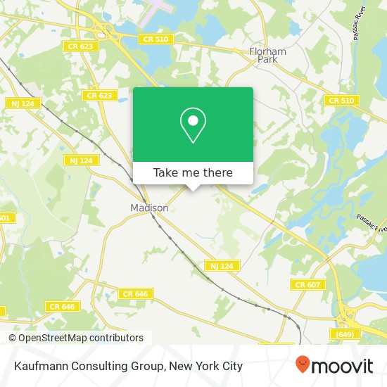 Mapa de Kaufmann Consulting Group