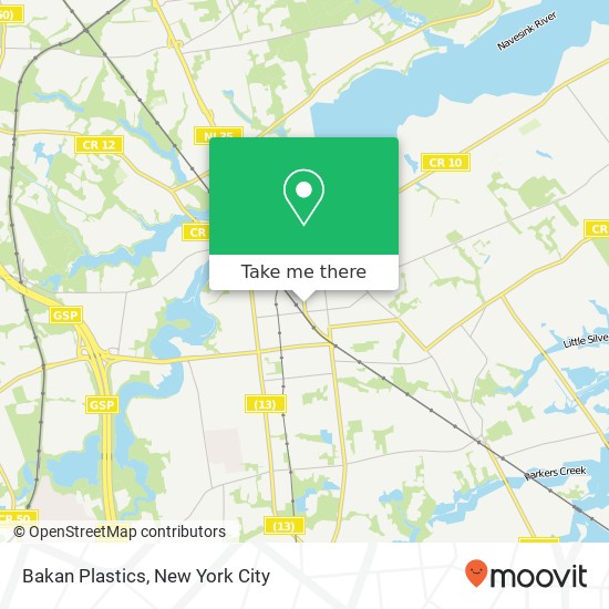 Mapa de Bakan Plastics