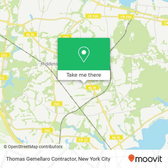 Mapa de Thomas Gemellaro Contractor